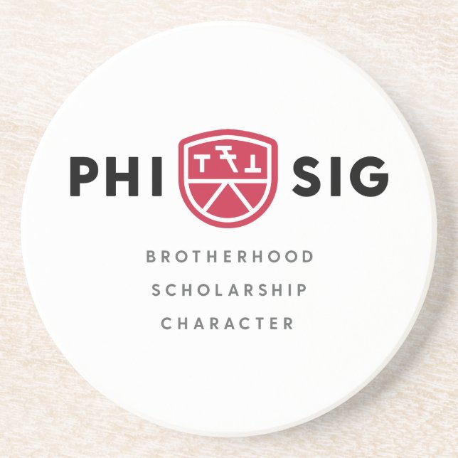 Posavasos Principios de Phi Sigma Kappa (Frente)