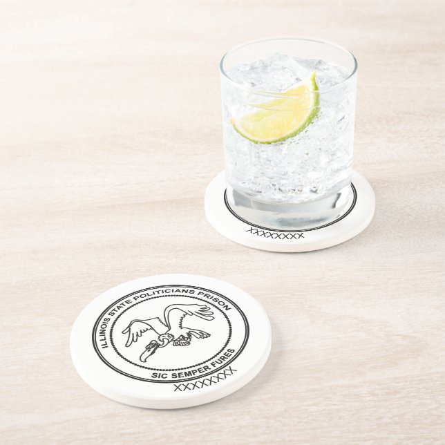 Posavasos Prisión de políticos estatales de Illinois (Lado)