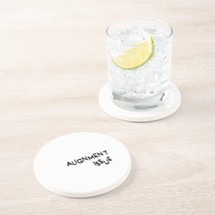 Posavasos Problema de alineación Piedra arenisca natural abs