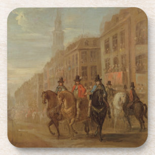 Posavasos Procesión de la restauración de Charles II en