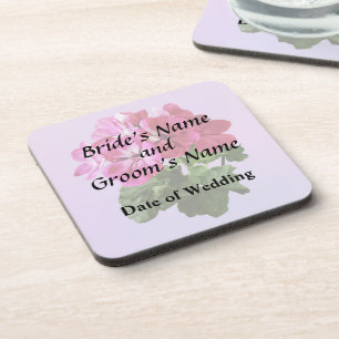 Posavasos Producto de Boda Geranio Magenta