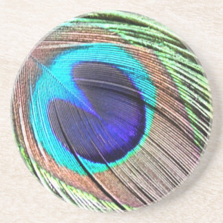 Posavasos Producto de la pluma del pavo real