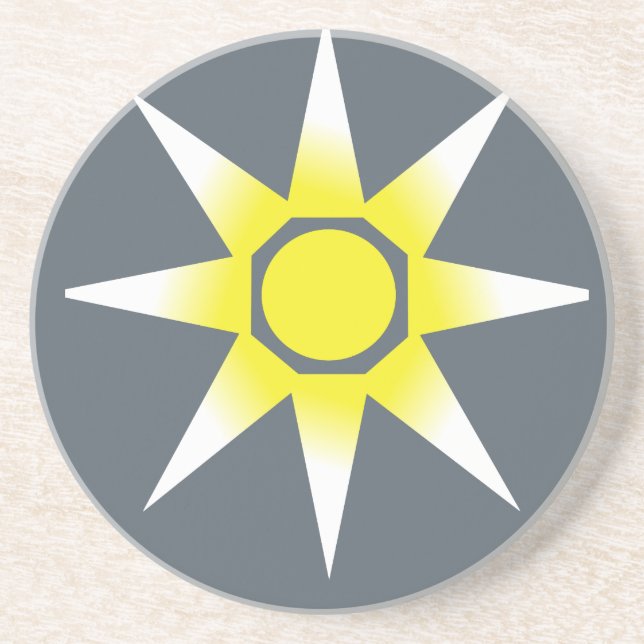 Posavasos Producto Sol Magia Blanco Amarillo (Frente)