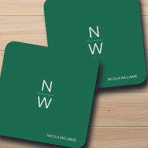 Profesional Moderno Simple Minimalista Hunter Gree