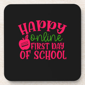 Posavasos Profesora de Regalos | Feliz Primer Día Escolar En