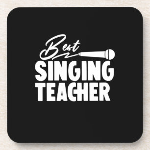 Posavasos Profesora de Regalos Mejor profesor de canto