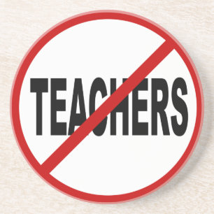 Posavasos Profesores del odio Teachers/No no prohibidos la
