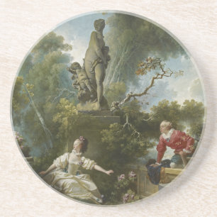 Posavasos Progreso del amor: La cita por Fragonard