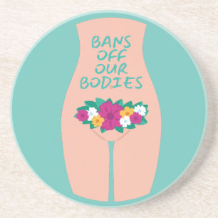 Posavasos Prohibición de nuestros cuerpos Aqua