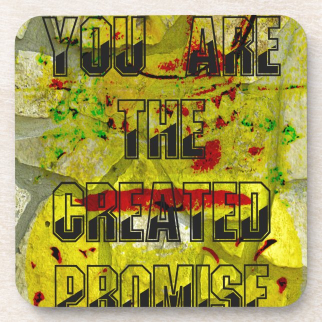 Posavasos Promesa dorada: El guión dorado del destino (Frente)