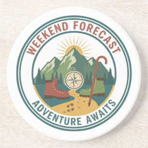 Posavasos Pronóstico de fin de semana Aventura espera Hiking
