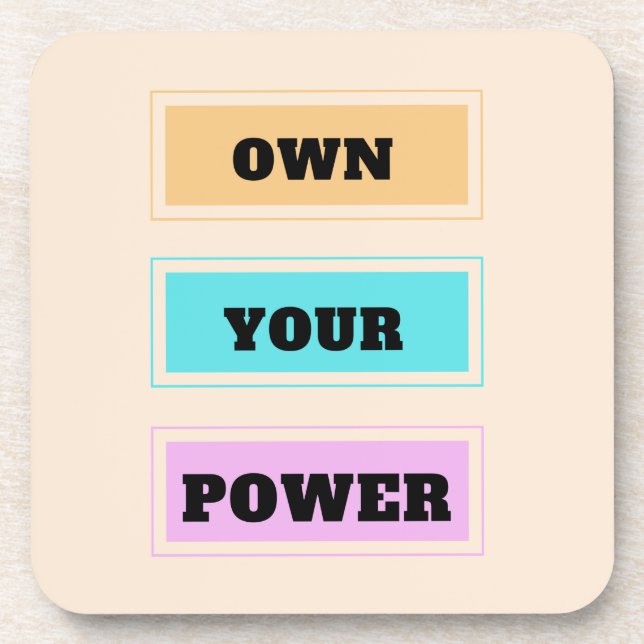 Posavasos Propietario de la escoria de plástico dura de pode (Frente)