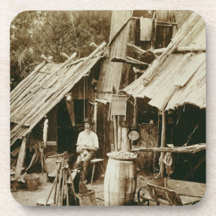 Posavasos Prospector australiano, c.1880s (foto de la sepia)