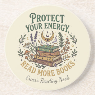 Posavasos Protege Tu Energía Leer Más Libros Celestiales