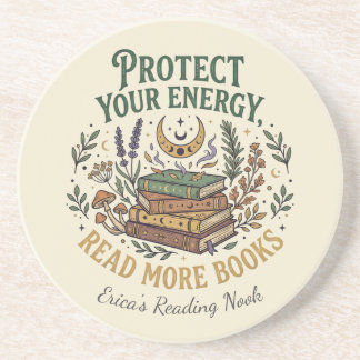 Posavasos Protege Tu Energía Leer Más Libros Celestiales