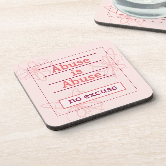 Posavasos Proteja su mesa y alma del abuso narcisista (Lado Izquierdo)