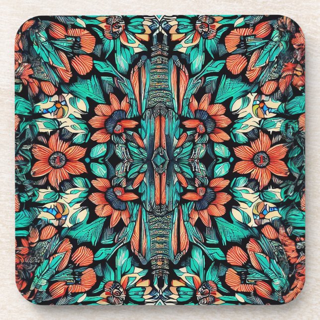 Posavasos Psicodélico hawaiano (Frente)