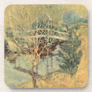Posavasos Puente Blanco de Twachtman, Impresionismo Antiguo