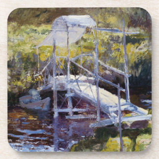 Posavasos Puente blanco por John Twachtman