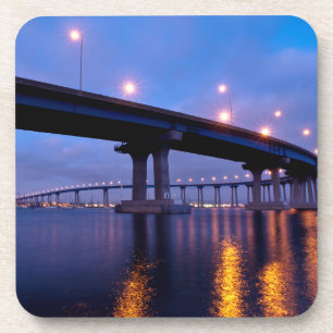 Posavasos Puente Coronado en el atardecer