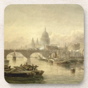 Posavasos Puente de la catedral y de Londres de San Pablo