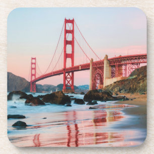 Posavasos Puente de la puerta de oro tira almohada