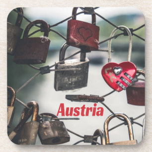 Posavasos Puente de los Bloques de Amor de Austria Salzburgo
