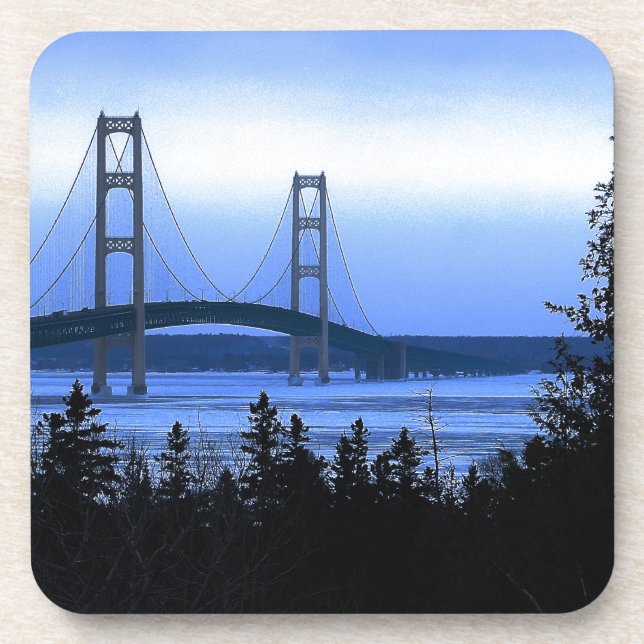 Posavasos Puente de Mackinac (Frente)