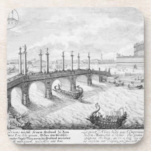 Posavasos Puente del mausoleo de Aelius y de Hadrian (Castel