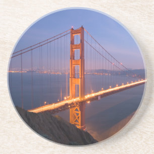 Posavasos Puente Golden Gate al atardecer