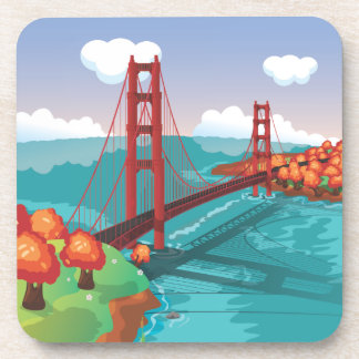Posavasos Puente Golden Gate de San Francisco