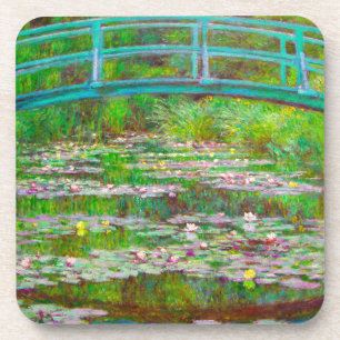 Posavasos Puente japonés de Monet y los lirios de agua