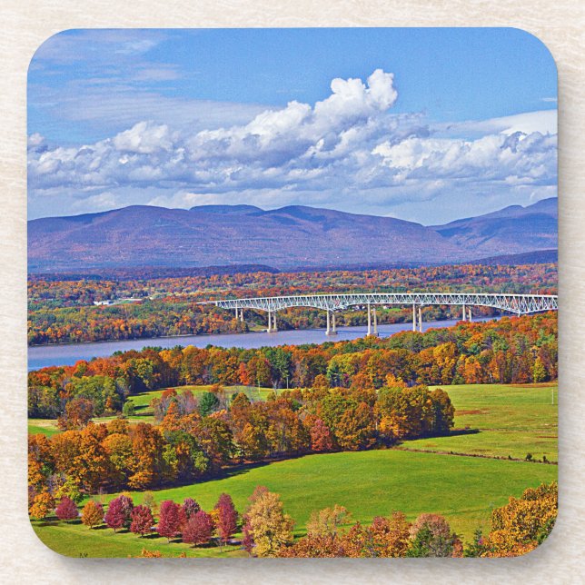 Posavasos Puente Rhinecliff en otoño (Frente)