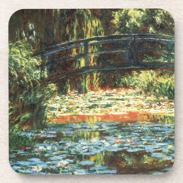 Posavasos Puente sobre el estanque acuático de Claude Monet (Frente)