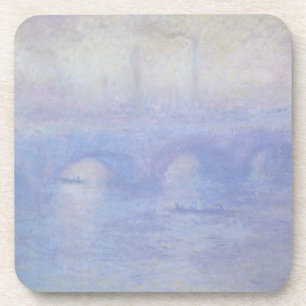 Posavasos Puente Waterloo, efecto húmedo de Claude Monet