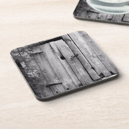 Posavasos Puerta de granero en blanco y negro