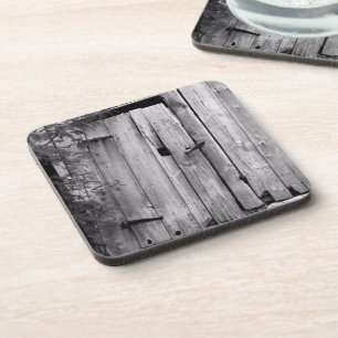 Posavasos Puerta de granero en blanco y negro