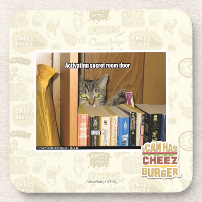 Posavasos Puerta secreta del sitio que activa (Frente)