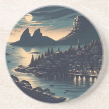 Puerto a la Luz de la Luna