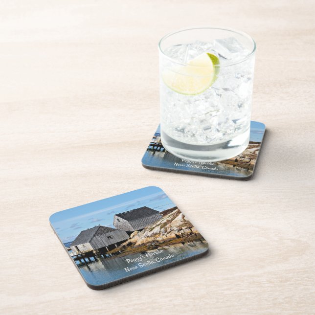 Posavasos Puerto de Peggy, Nueva Escocia, Canadá (Lado Derecho)