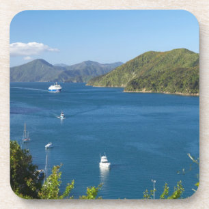 Posavasos Puerto Picton, Marlborough Sounds, Sur