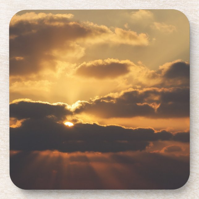 Posavasos Puesta de sol (Frente)