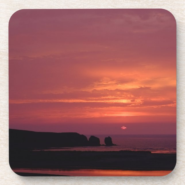 Posavasos puesta de sol 3 (Frente)
