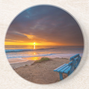 Posavasos Puesta de sol sobre el Océano Pacífico