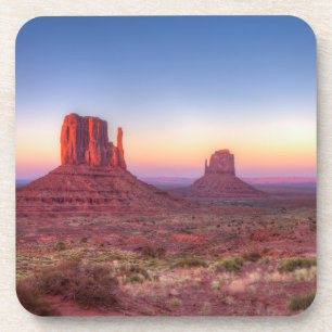 Posavasos Puesta de sol sobre Monument Valley Arizona