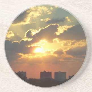 Posavasos Puesta del sol