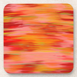 Posavasos Puesta del sol abstracta