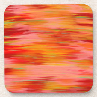 Posavasos Puesta del sol abstracta