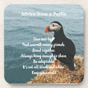 Posavasos Puffins Diseño Bebida Cocina