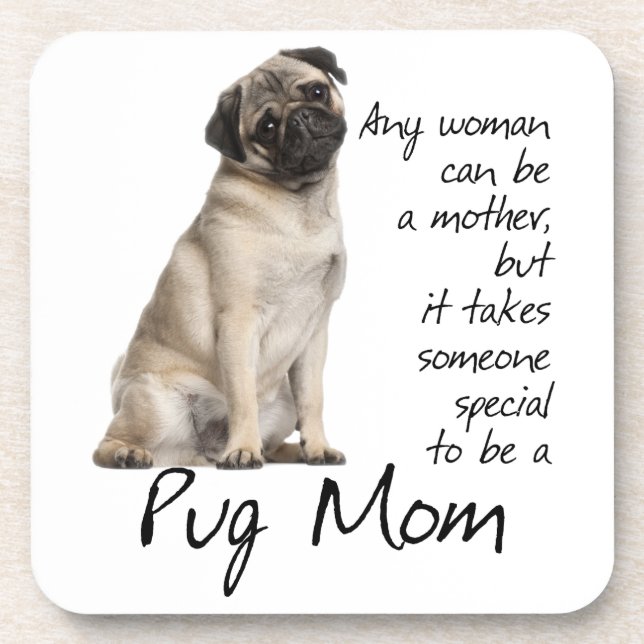 Posavasos Pug Mom Coasters (Frente)